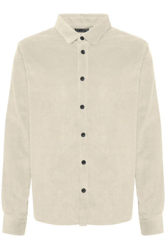 SoliD Dahi Corduroy Overshirt Oatmeal