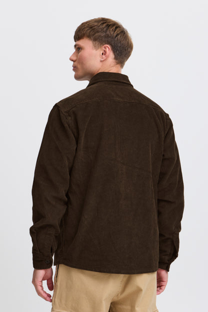 SDNam Corduroy Overshirt Slate Black