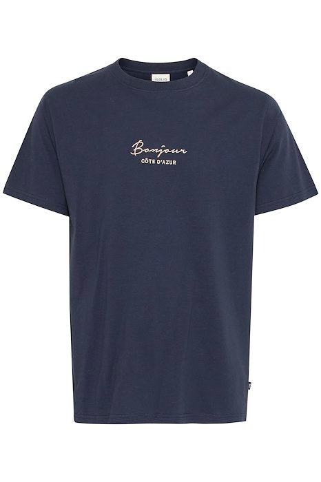 Solid Bonjour Côte D’Azur tee