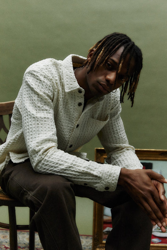 SDNelix long sleeved waffle Shirt Pristine